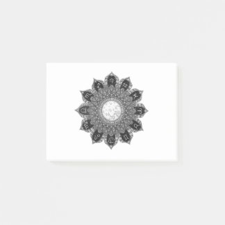 Astrologiska tecken Mandala Post-it Block