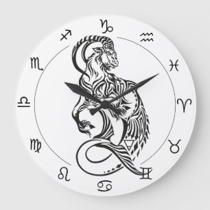 astrologiska tecken på djurparker stor klocka