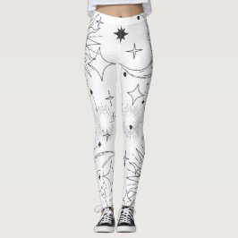 ASTROLOGISKA (VITA) LEGGERINGAR LEGGINGS