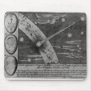 Astrologiskt diagram av komet musmatta