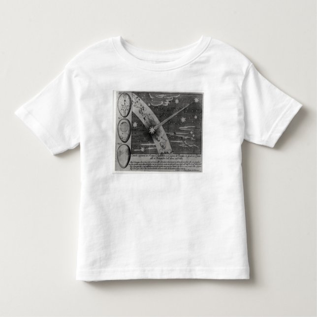 Astrologiskt diagram av komet tee shirt (Framsida)