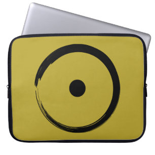 Astrologiskt soltecken - Buddhism Zen-cirkel 1 Laptop Fodral