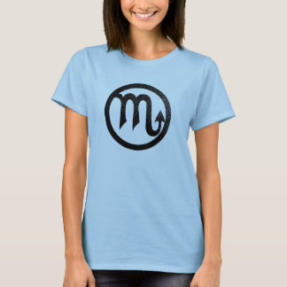 Astrologiskt symbol för bekymrad Scorpio Tee Shirt