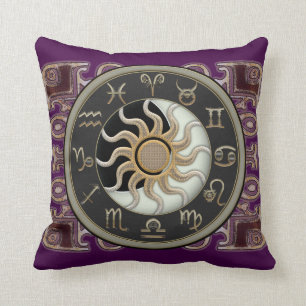 Astrologisol och måne kudde