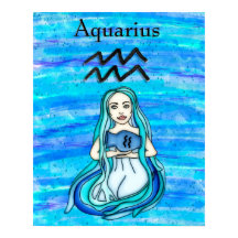 Astrologitecken Aquarius Horoscope Zodiac Symbol