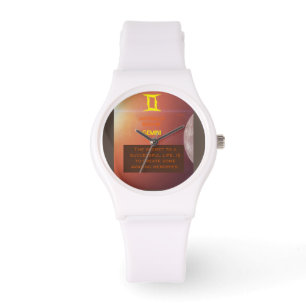 Astrologitecken för gemini armbandsur