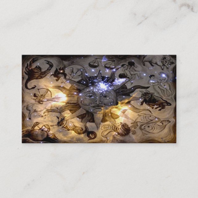 Astrologivisitkort Visitkort (Framsida)