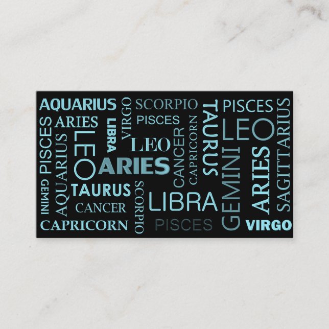 ASTROLOGIvisitkort Visitkort (Framsida)