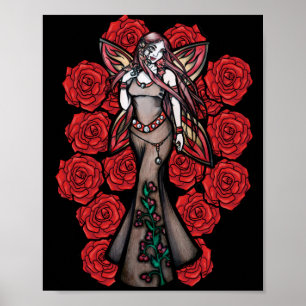 Astrology Aries Fairy Zodiac Goddes Älvors Poster