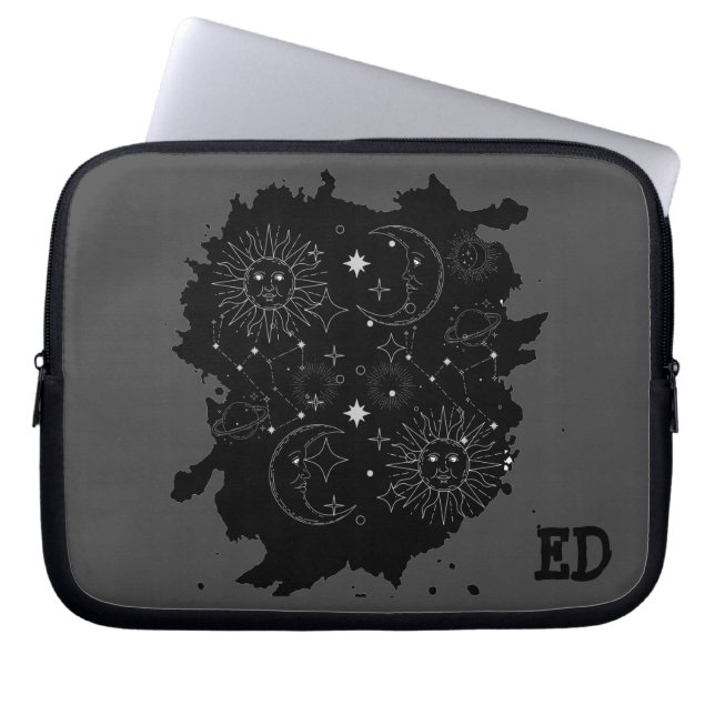 ASTROLOGY(B&G)-SLEEVE LAPTOP FODRAL (Framsidan)