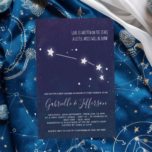 Astrology Baby Shower Inbjudningar