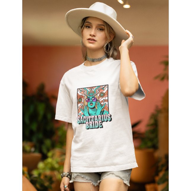 Astrology Bröllop Sagittarius T Shirt (Skapare uppladdad)