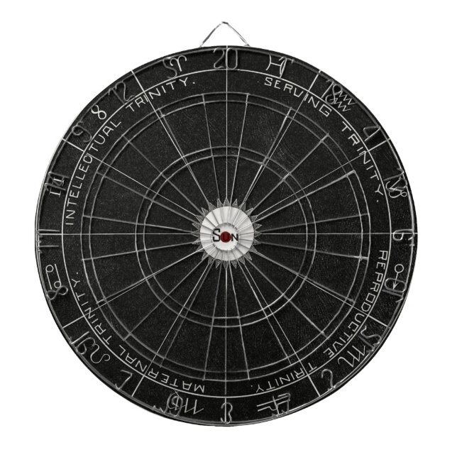 Astrology Constellation Witch, Zodiac Sign Magic Darttavla (Framsidan)