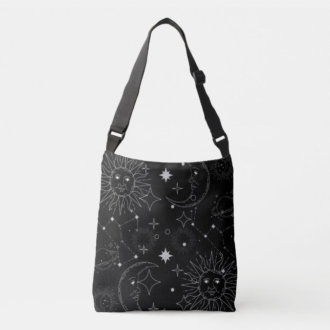 ASTROLOGY CROSSBODY(BLACK) BAG AXELVÄSKA (Framsida)