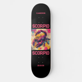 Astrology Graffiti Zodiac Scorpio Skateboard