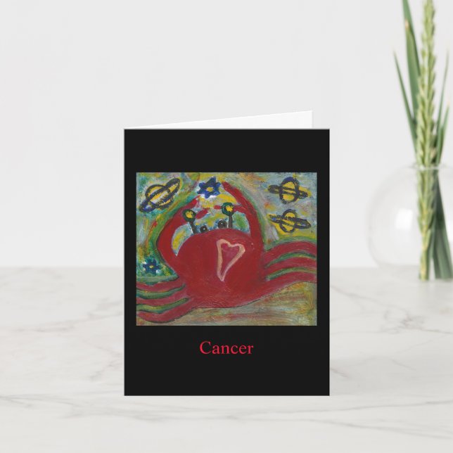 Astrology Horoscope Cancer Kort (Framsida)