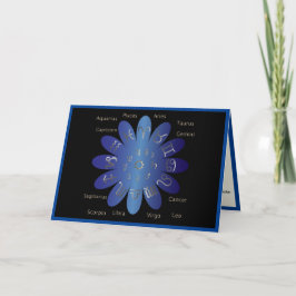 Astrology Horoscope Zodiac Tecken & Symbols Kort