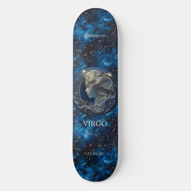 Astrology Personlig Våg Zodiac Skateboard (Framsida)