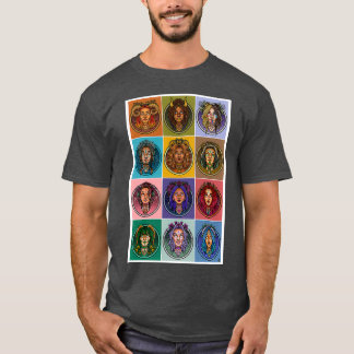 Astrology Queens v T Shirt