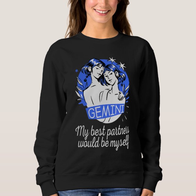 Astrology Say Zodiac Sign Gemini T Shirt (Framsida)