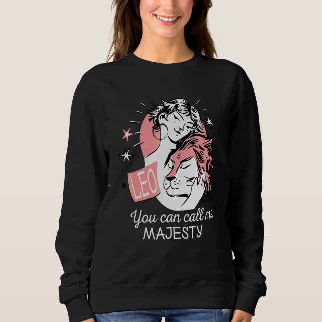 Astrology Say Zodiac Sign Leo T Shirt (Framsida)