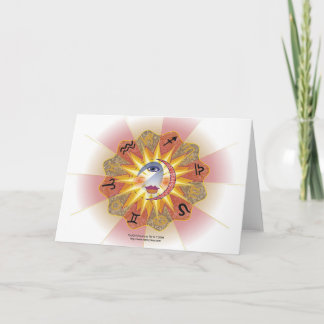Astrology Spirit Hälsning Kort