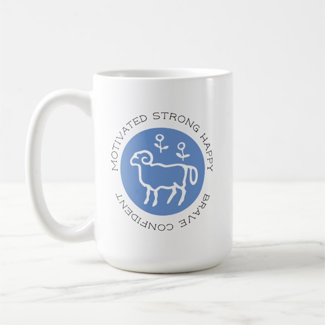 Astrology Trait Co. Astrology Logotyp Stjärntecken Kaffemugg (Vänster)