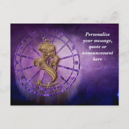 Astrology Våg Horoscope Personalize Message Meddelande Vykort
