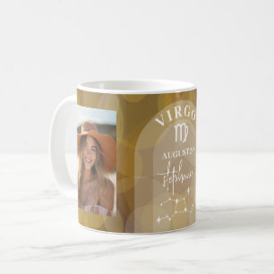 Astrology Våg Zodiac-tecken Foto Anpassningsbar Bi Kaffemugg