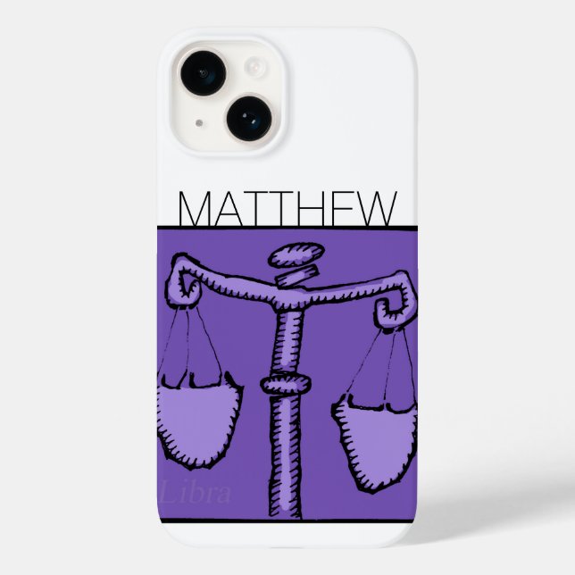 Astrology Zodiac Libra Sign Birthday Namn iPC (Baksida)