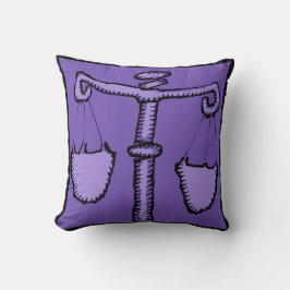 Astrology Zodiac Libra Sign Birthday Pillow Kudde