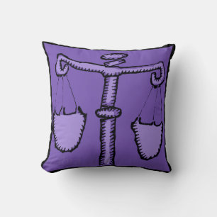 Astrology Zodiac Libra Sign Birthday Pillow Kudde
