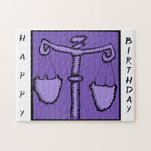 Astrology Zodiac Libra Signal Birthday Puzzle Pussel