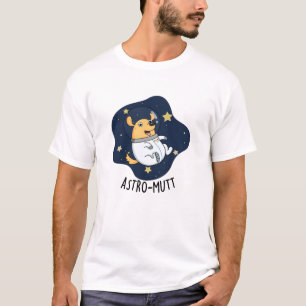 Astromutt Rolig hund Astronaut Pun T Shirt