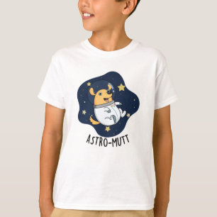Astromutt Rolig hund Astronaut Pun T Shirt