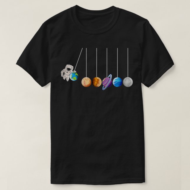 Astron för dammnytoner - vagnsaldo i Bollar T Shirt (Design framsida)