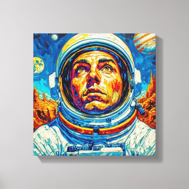 ASTRONAUT 10 CANVASTRYCK (Framsida)