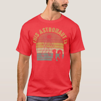 Astronaut 13th Birthday 13 Year Old Galay Space Pl T Shirt
