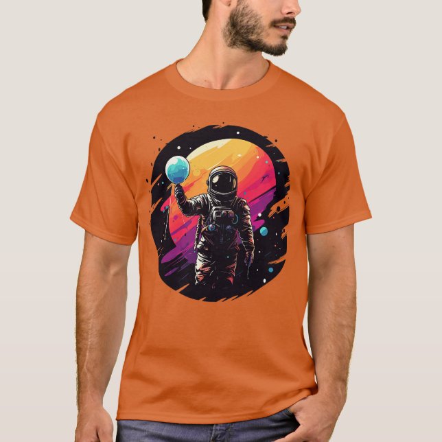 Astronaut 3 t shirt (Framsida)