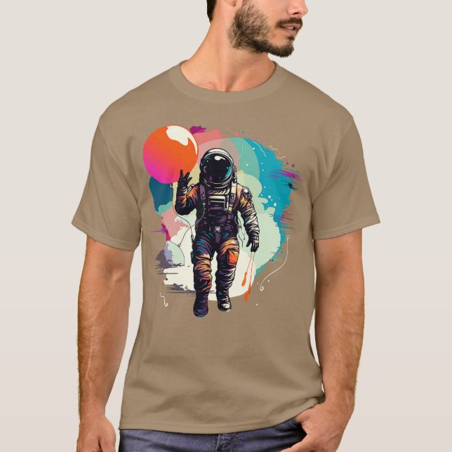 Astronaut 4 t shirt (Framsida)
