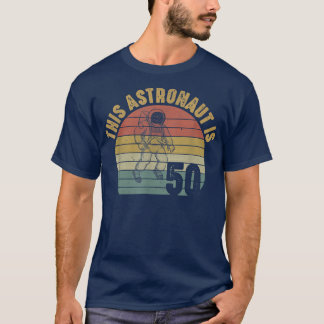 Astronaut 50:e födelsedagen 50 år gammalt Galay Sp T Shirt