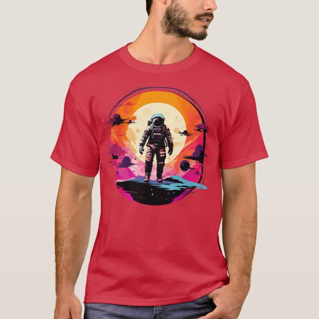 Astronaut 7 t shirt (Framsida)