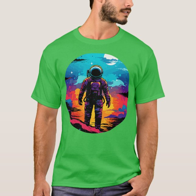 Astronaut 9 t shirt (Framsida)