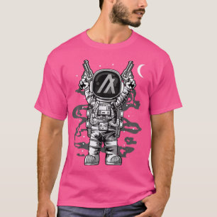 Astronaut Algorand Coin ALGO till Måne Crypto TO T Shirt