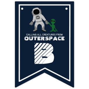 Astronaut & Alien, Outerspace Party Vimplar