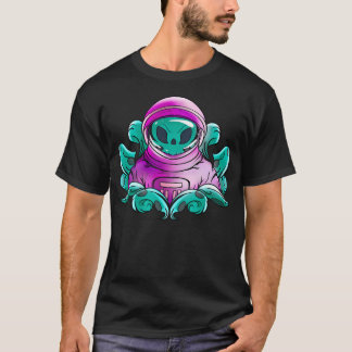 Astronaut Alien T Shirt