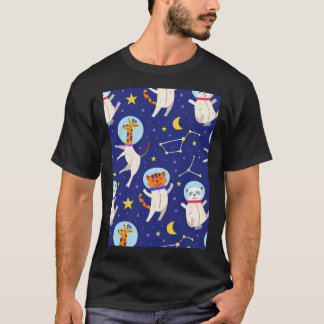 Astronaut Animals T Shirt