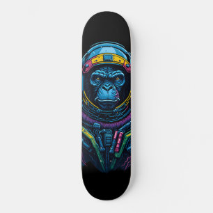 astronaut-apa mini skateboard bräda 18,5 cm