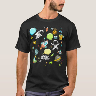 Astronaut Art T Shirt