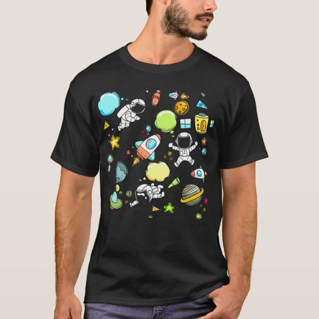 Astronaut Art T Shirt (Framsida)